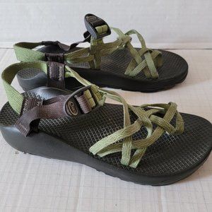 Womens Chaco ZX/2 Classic Green Vibram Great Outdoors Sport Sandals Shoes W 9